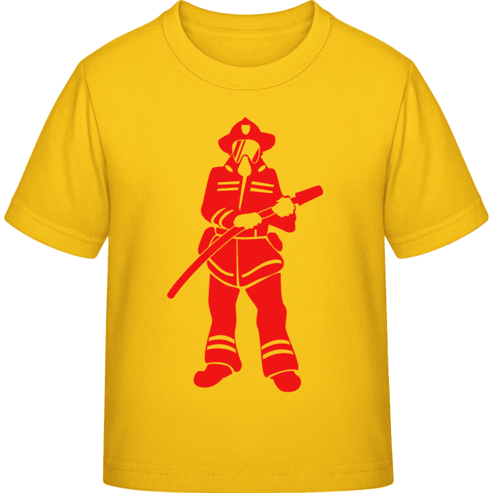 Firefighter positive T-skjorte for barn contain pic