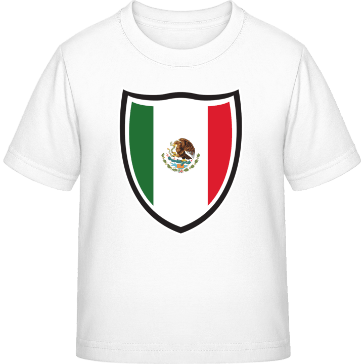 Mexico Flag Shield T-shirt för barn contain pic