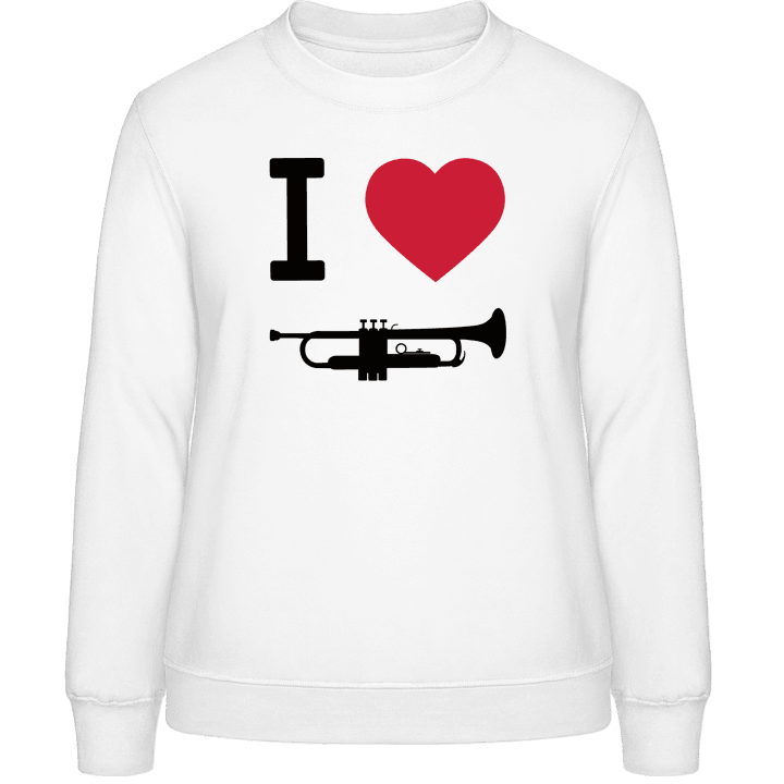 I Love Trumpets Sweatshirt för kvinnor 0 image
