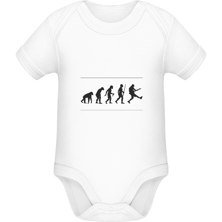 Guitar Evolution Baby romper kostym contain pic