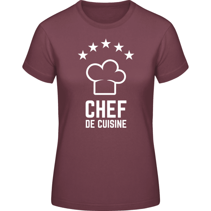 Chef de cuisine T-shirt för kvinnor contain pic