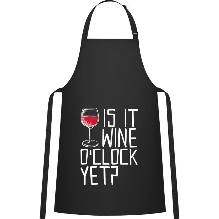 Is It Wine O´Clock Yet Kitchen Apron contain pic