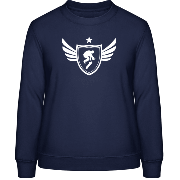 Skater Winged Vrouwen Sweatshirt contain pic