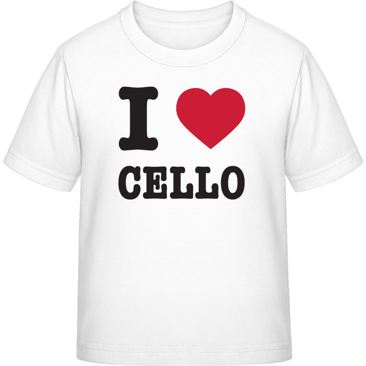 I Love Cello Kids T-shirt contain pic