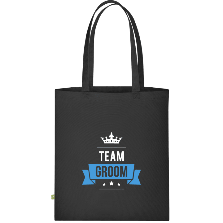 Team Groom Crown Stoffen tas contain pic