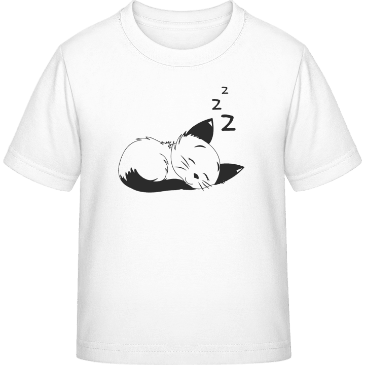 Sleeping Cat T-shirt til børn 0 image