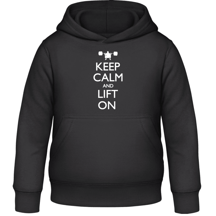 Keep Calm and Lift on Sweat à capuche pour enfants contain pic