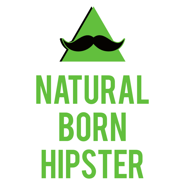 Natural Born Hipster Baby T-skjorte 0 image