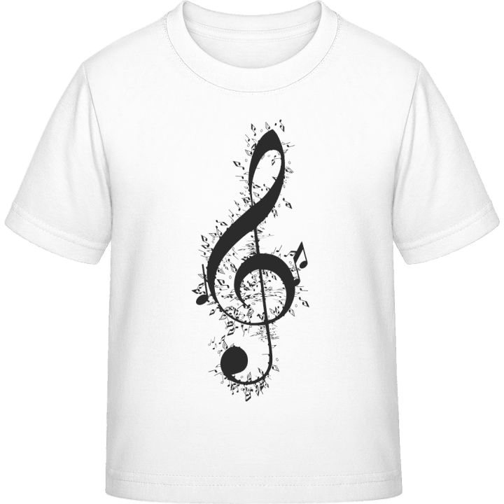 Stylish Music Note T-skjorte for barn contain pic