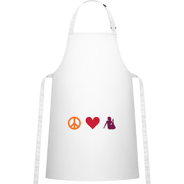 Peace And Yoga Kitchen Apron contain pic