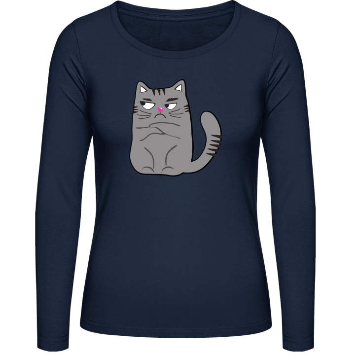 Fat Cat Comic Langermet skjorte for kvinner 0 image