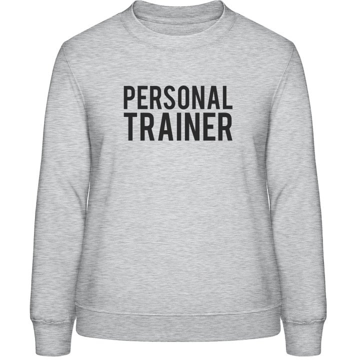 Personal Trainer Typo Frauen Sweatshirt contain pic