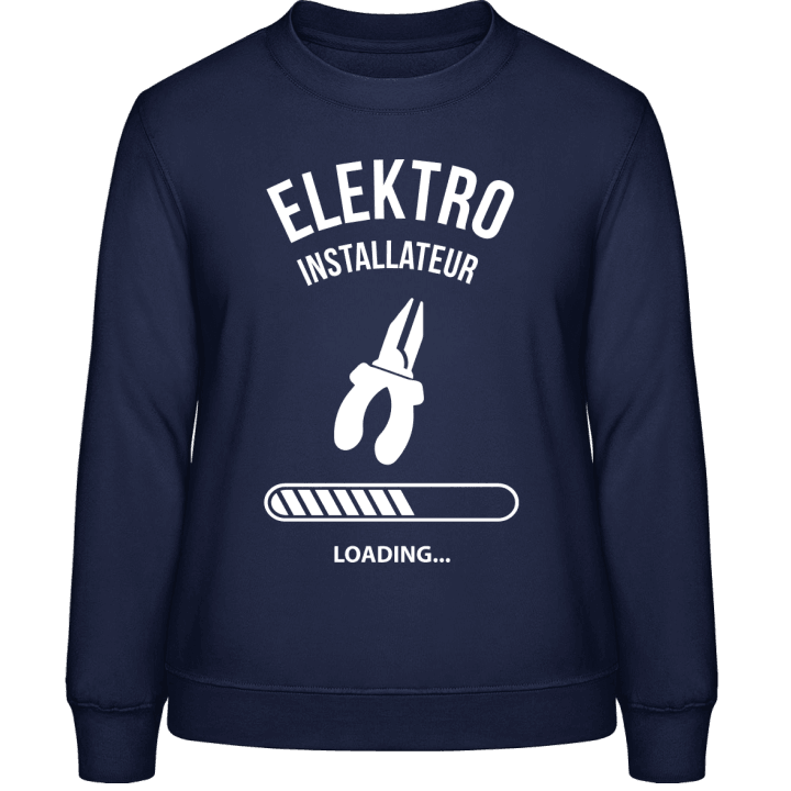 Elektro Installateur Loading Sweatshirt för kvinnor 0 image