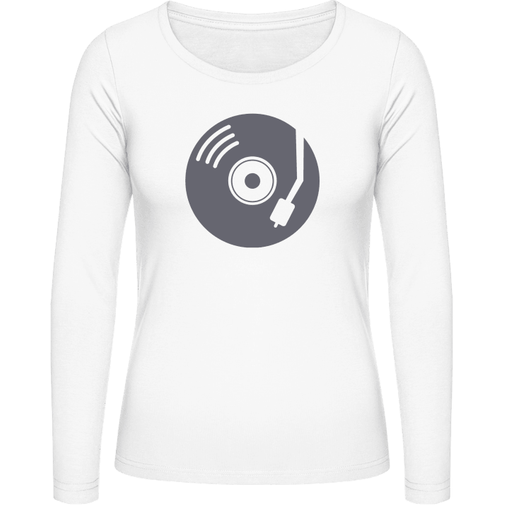 Vinyl Retro Icon Frauen Langarmshirt contain pic
