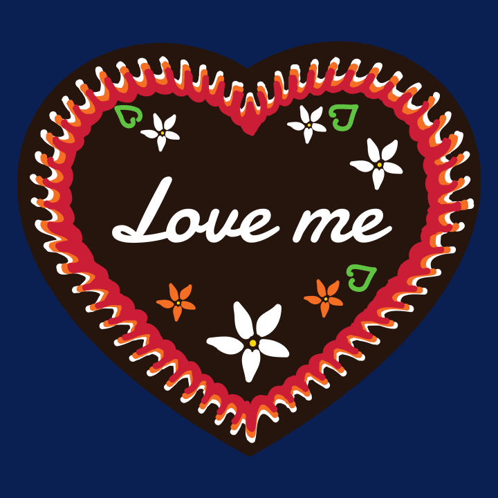 Love Me Gingerbread Heart T-shirt à manches longues pour femmes 0 image