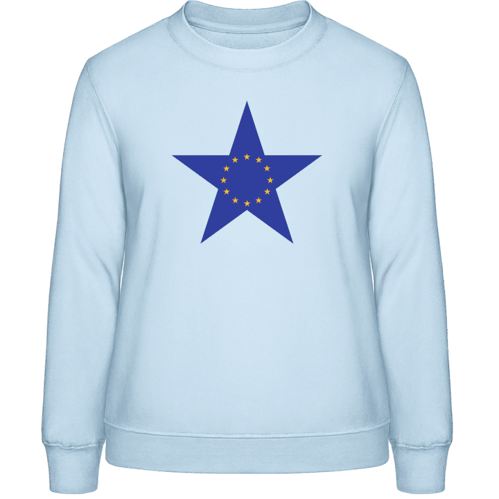 European Star Sweatshirt för kvinnor contain pic