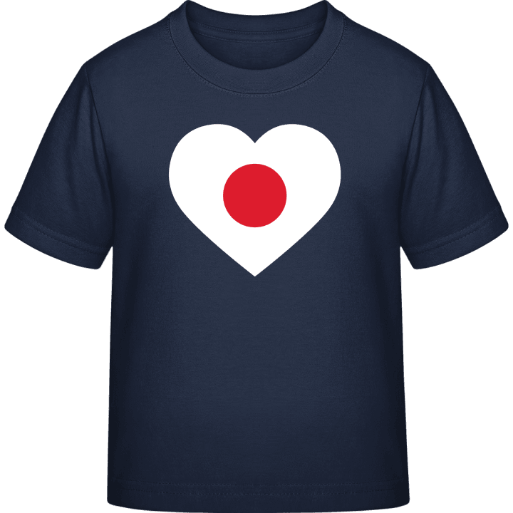 Japan Heart Flag T-shirt för barn contain pic