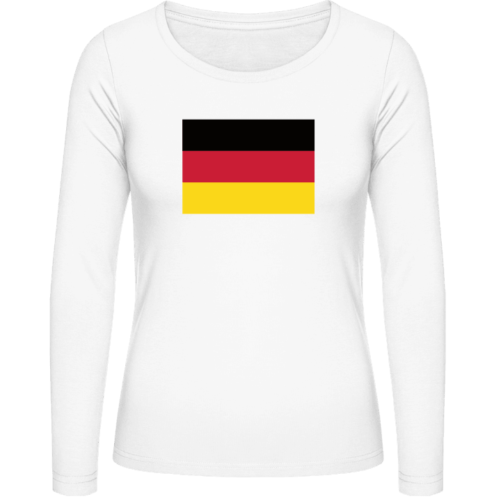 Germany Flag Langermet skjorte for kvinner contain pic