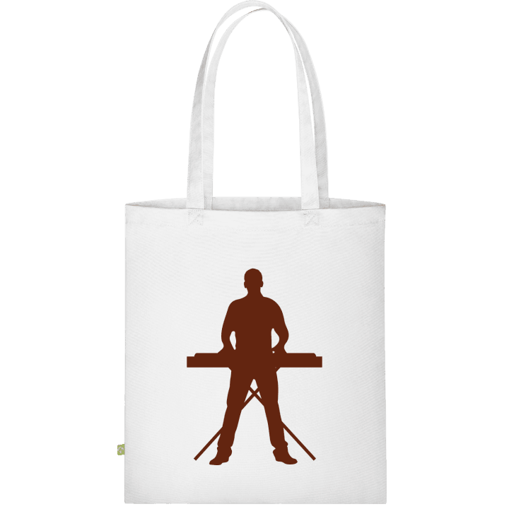 Keyboard Player Silhouette Cloth Bag contain pic