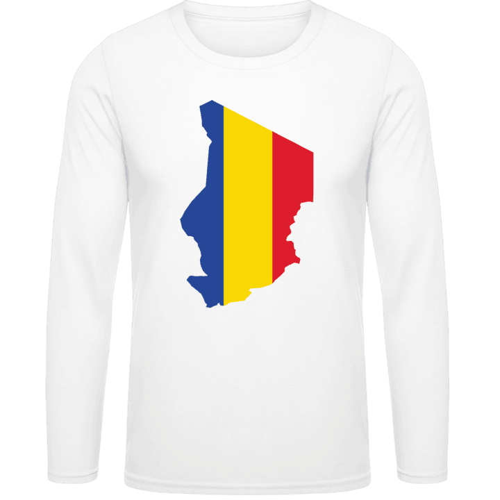 Tschad Map Shirt met lange mouwen contain pic