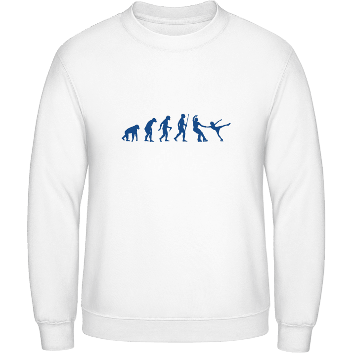 Ice Skating Couple Evolution Sweatshirt contain pic