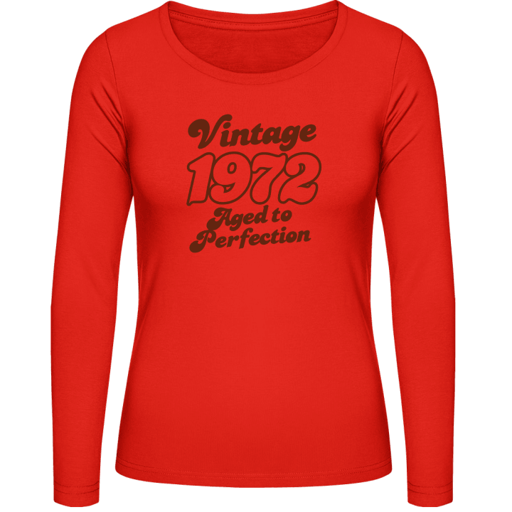 Vintage 1972 Vrouwen Lange Mouw Shirt 0 image