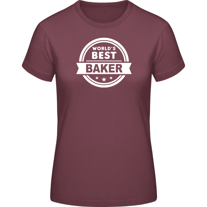 World's Best Baker Vrouwen T-shirt contain pic