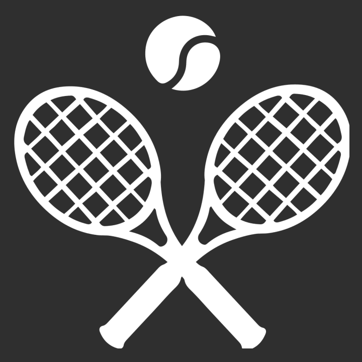 Crossed Tennis Raquets Beker 0 image