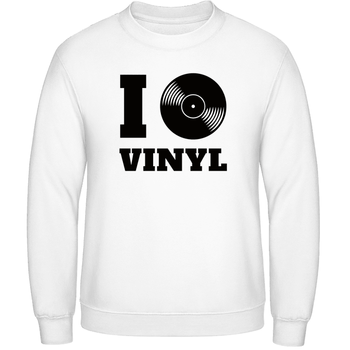 I Love Vinyl Sweatshirt contain pic