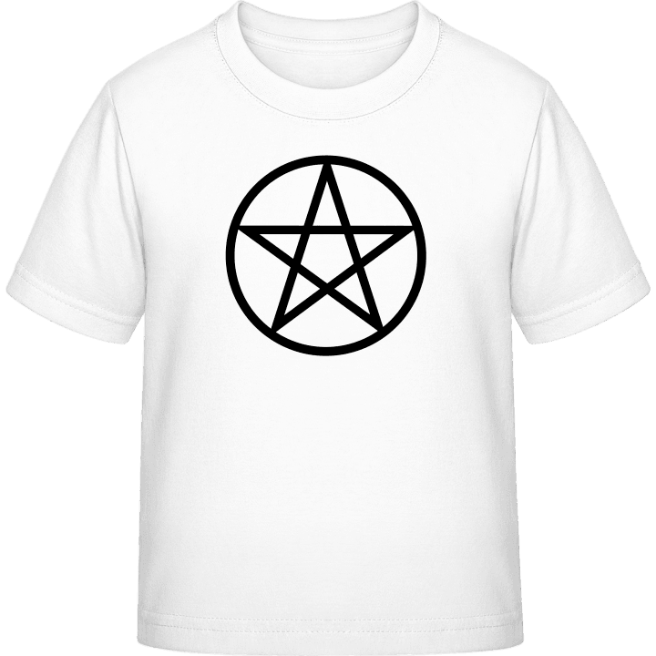 Pentagram in Circle T-skjorte for barn contain pic