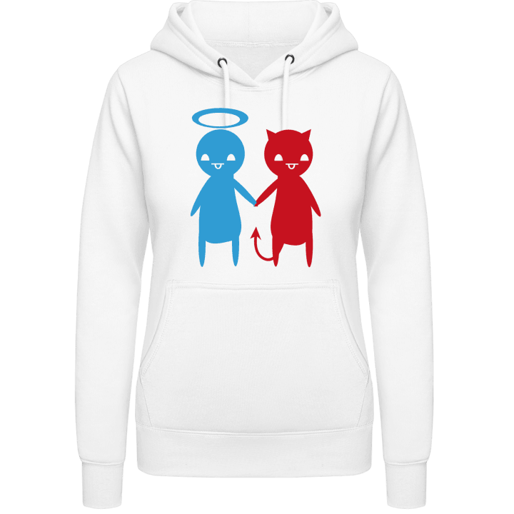 Angel And Devil Vrouwen Hoodie contain pic