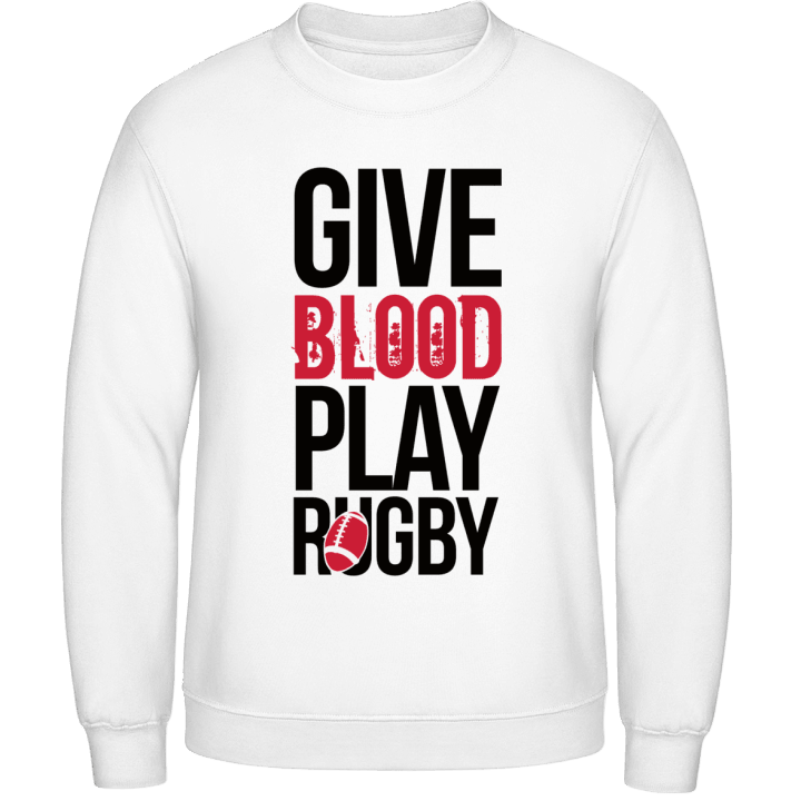 Give Blood Play Rugby Sweatshirt 0 image