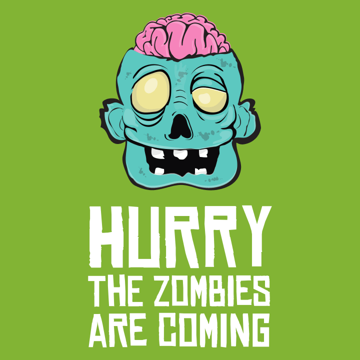 The Zombies Are Coming Langermet skjorte for kvinner 0 image