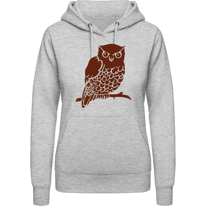 Owl Illustration Hoodie för kvinnor 0 image