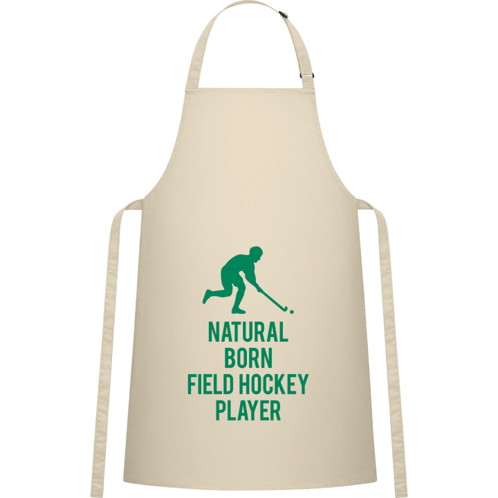 Natural Born Field Hockey Player Delantal de cocina contain pic