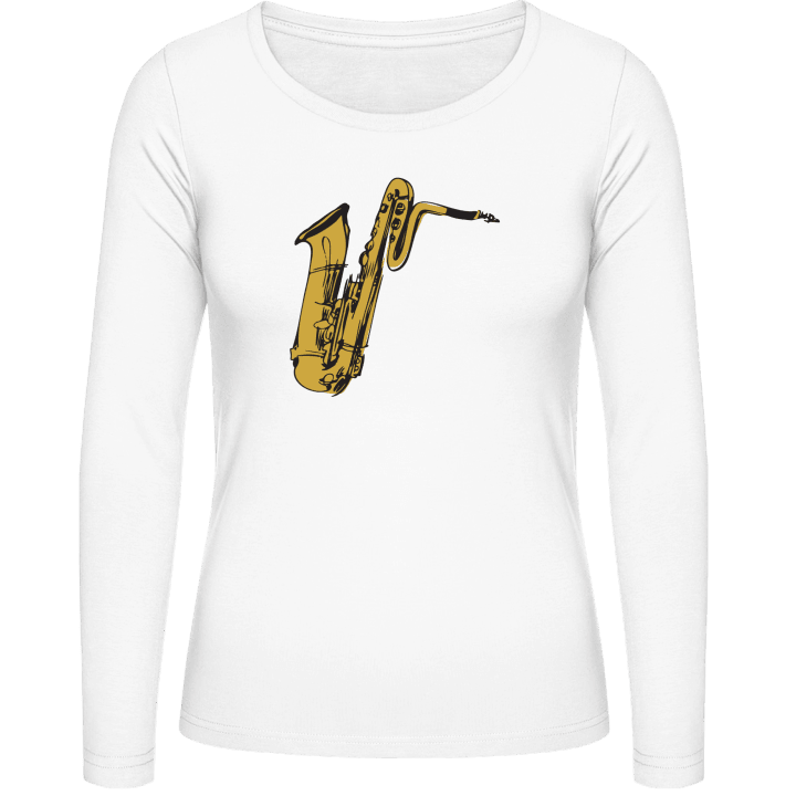 Saxophon Frauen Langarmshirt contain pic