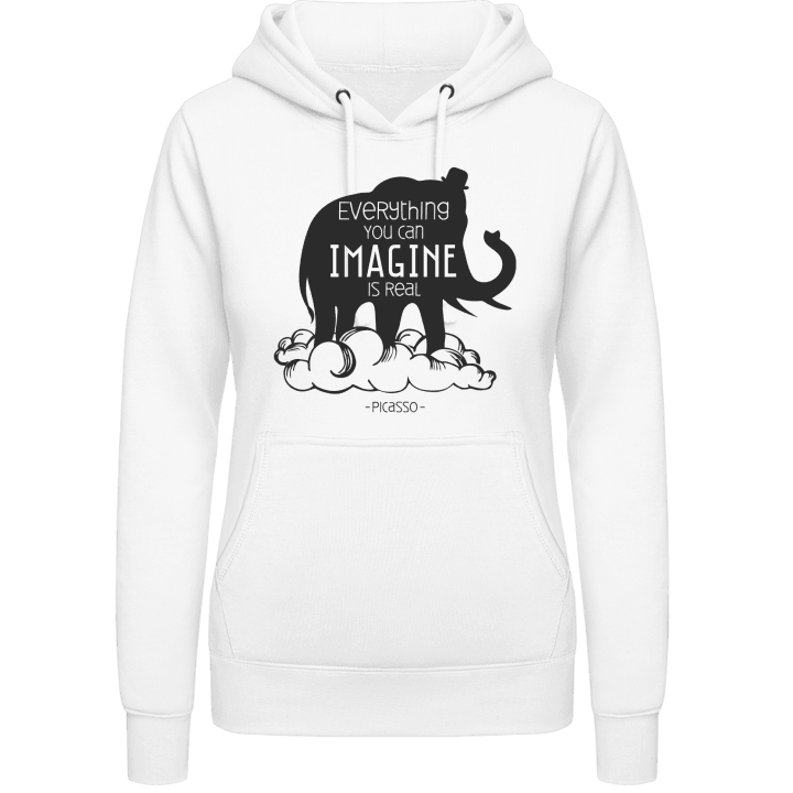 Everything you can imagine is real Hoodie för kvinnor 0 image