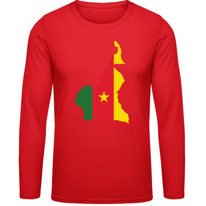 Kameroen Kaart Shirt met lange mouwen contain pic