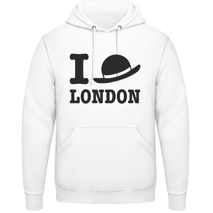 I Love London Bowler Hat Hoodie contain pic