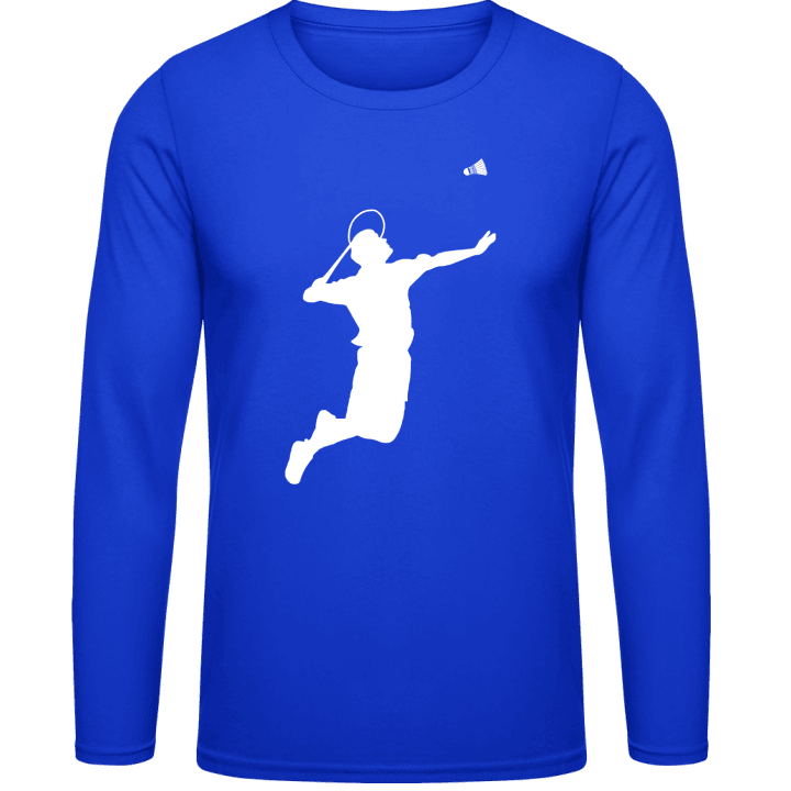 Badminton Player Langarmshirt contain pic