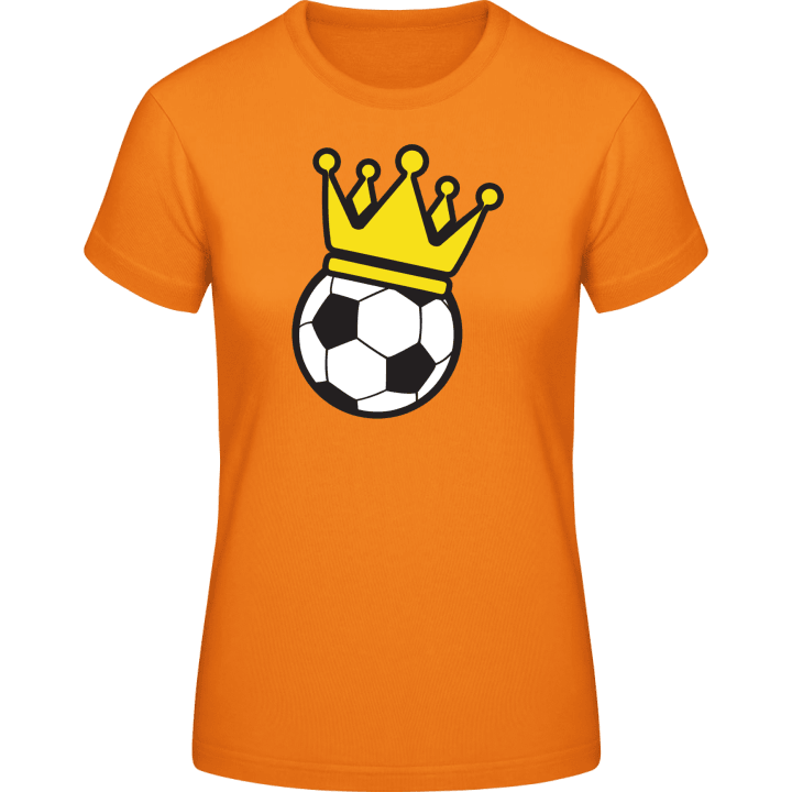 Football King T-skjorte for kvinner contain pic