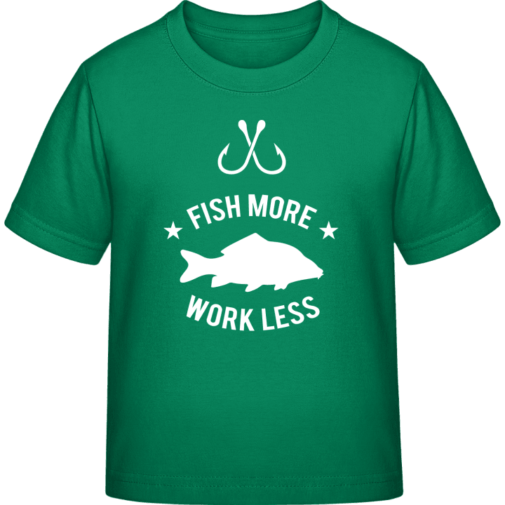 Fish More Work Less T-shirt för barn 0 image