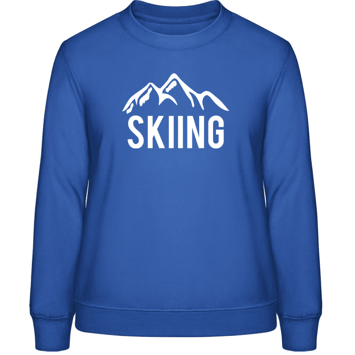 Alpine Skiing Women Sweatshirt contain pic