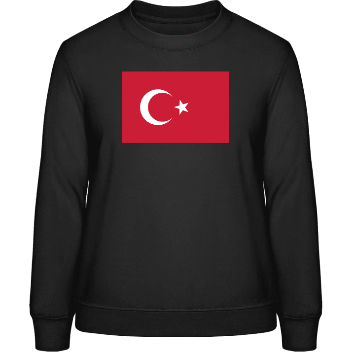 Turkey Flag Felpa donna contain pic