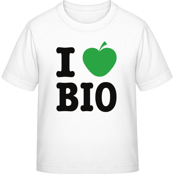 I Love Bio T-skjorte for barn contain pic