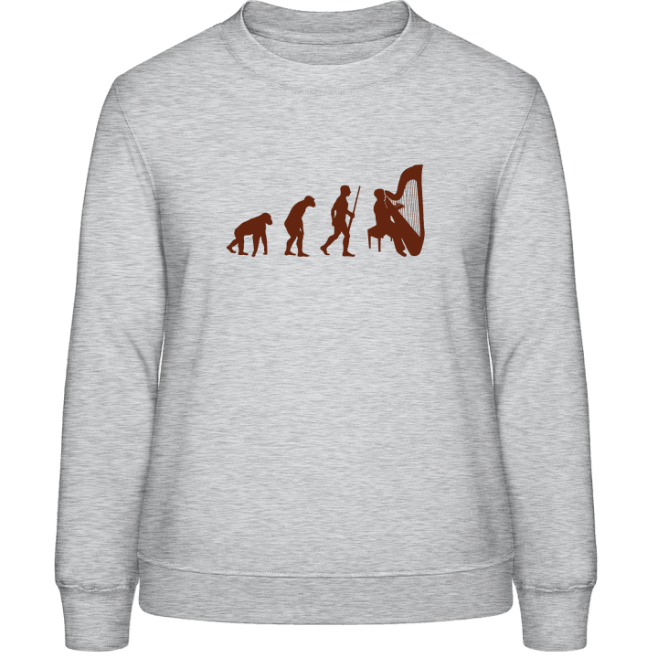 Harpist Evolution Sweatshirt för kvinnor contain pic