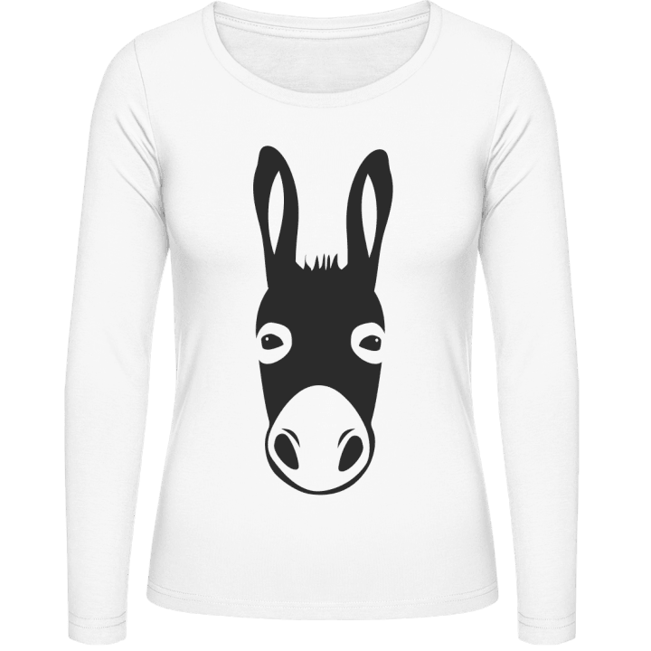 Donkey Face Langermet skjorte for kvinner 0 image