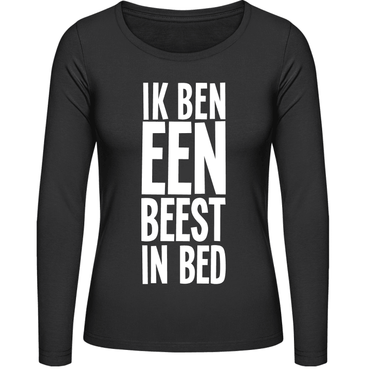 Ik ben een beest in bed Camicia donna a maniche lunghe contain pic