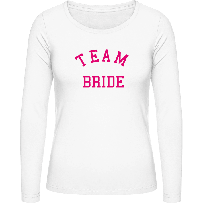 Team Bride Camisa de manga larga para mujer contain pic