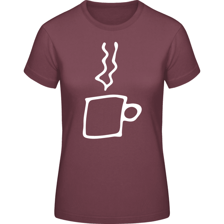 Coffee Icon T-shirt för kvinnor contain pic